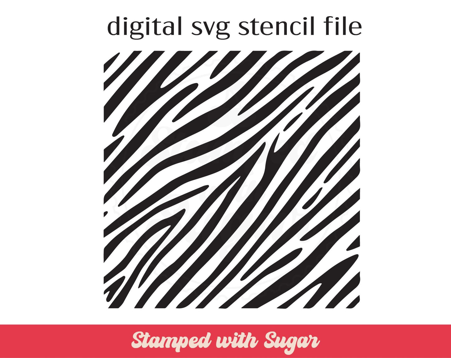 Archivo de esténcil SVG de cebra