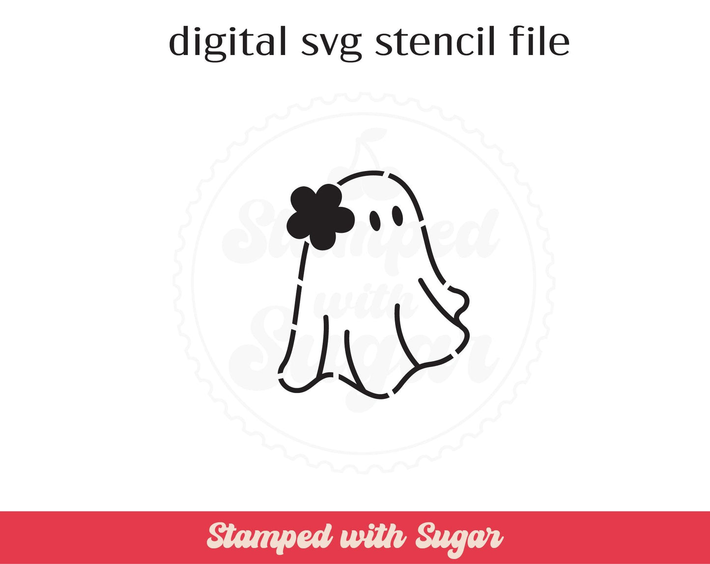 Archivo de plantilla SVG PYO de Groovy Ghost
