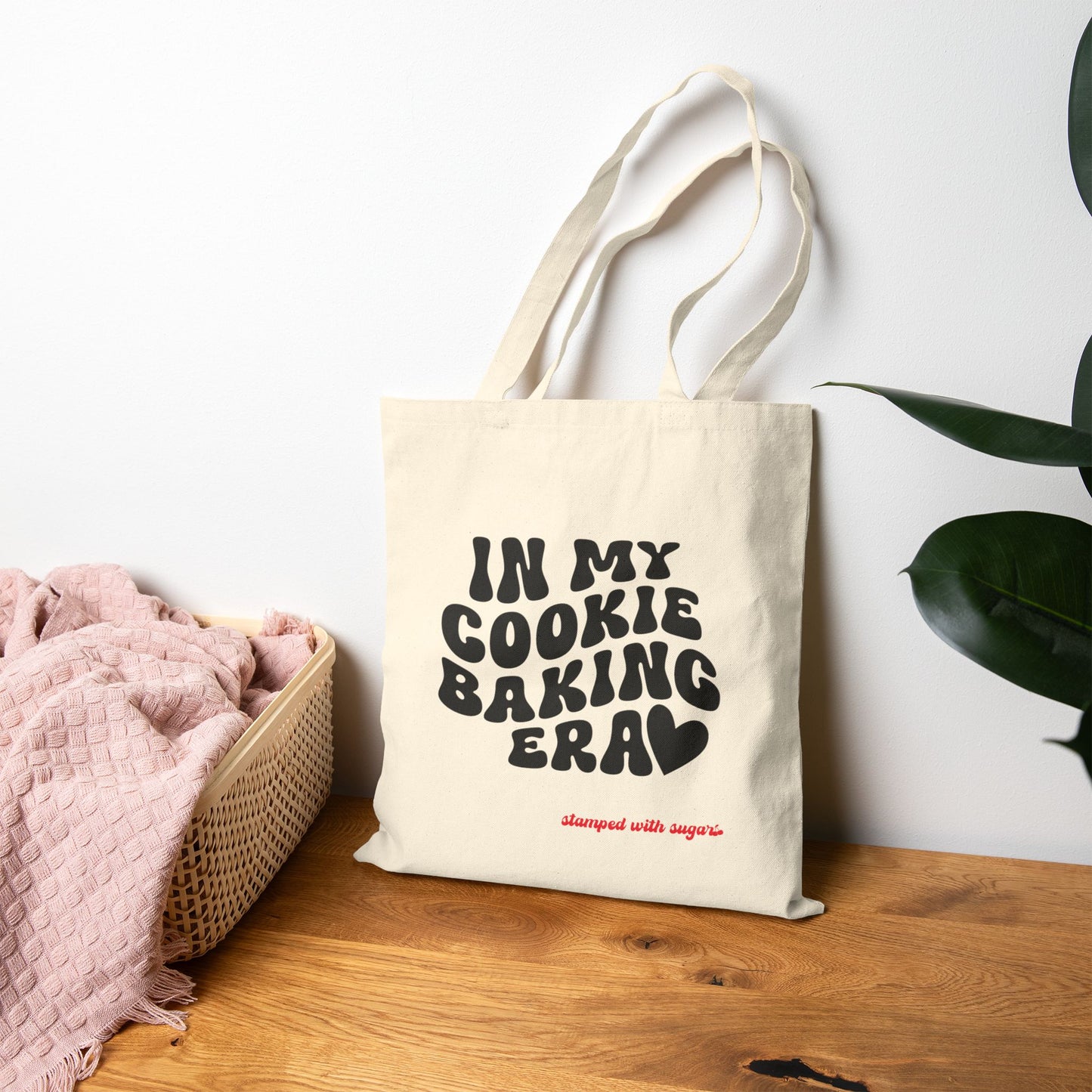 In My Cookie Baking Era Canvas Tote Bag
