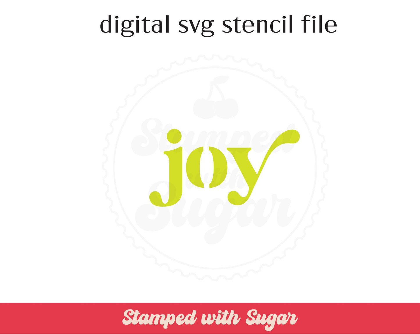 Archivo de plantilla SVG Joy Retro