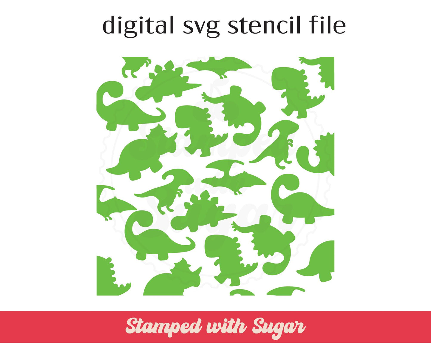 Archivo de plantilla SVG Dino 2 Scatter