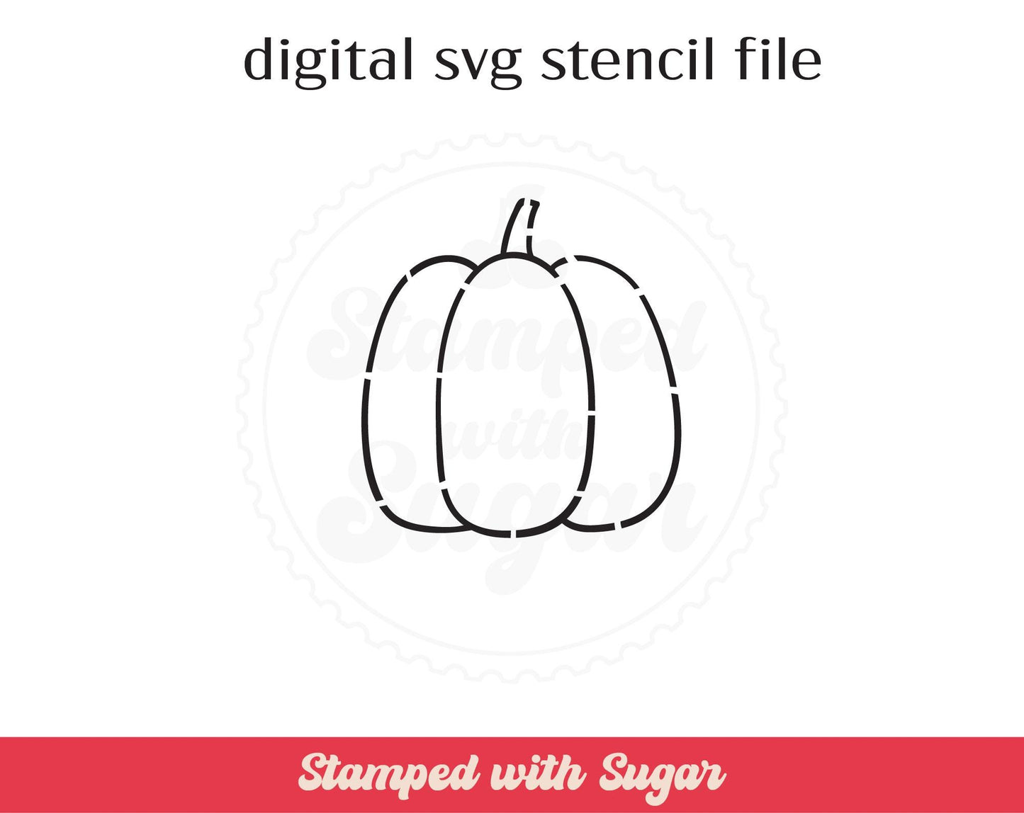 Plantilla de estarcido SVG PYO de calabaza básica
