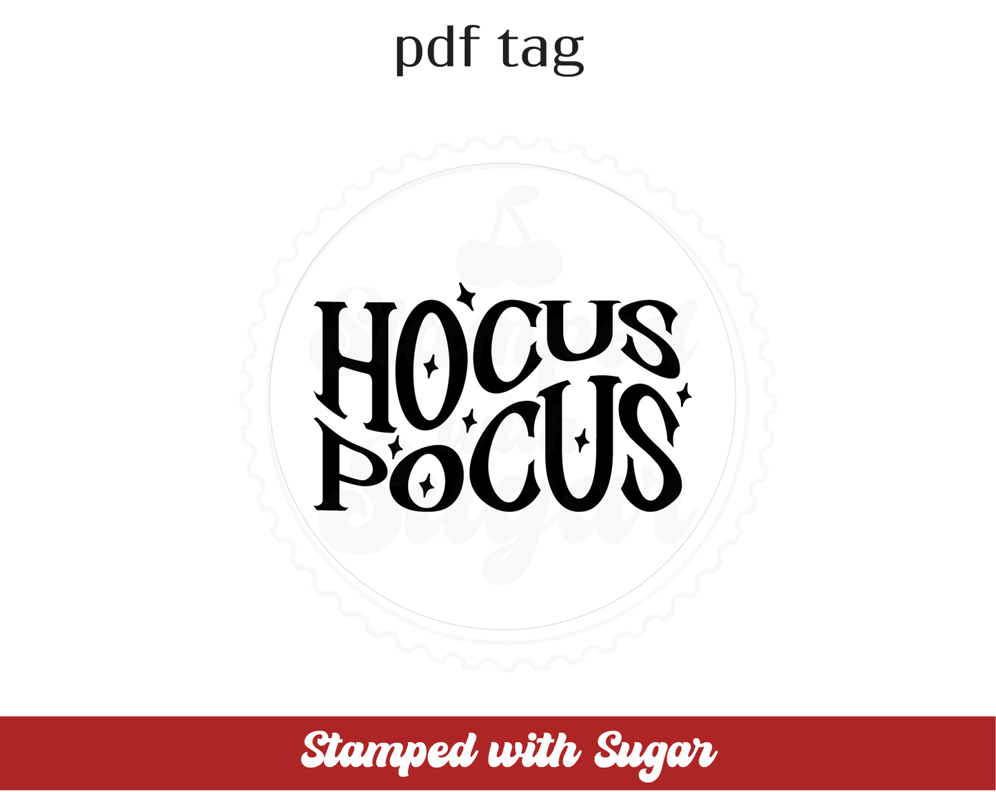 Etiqueta PDF del Círculo Hocus Pocus