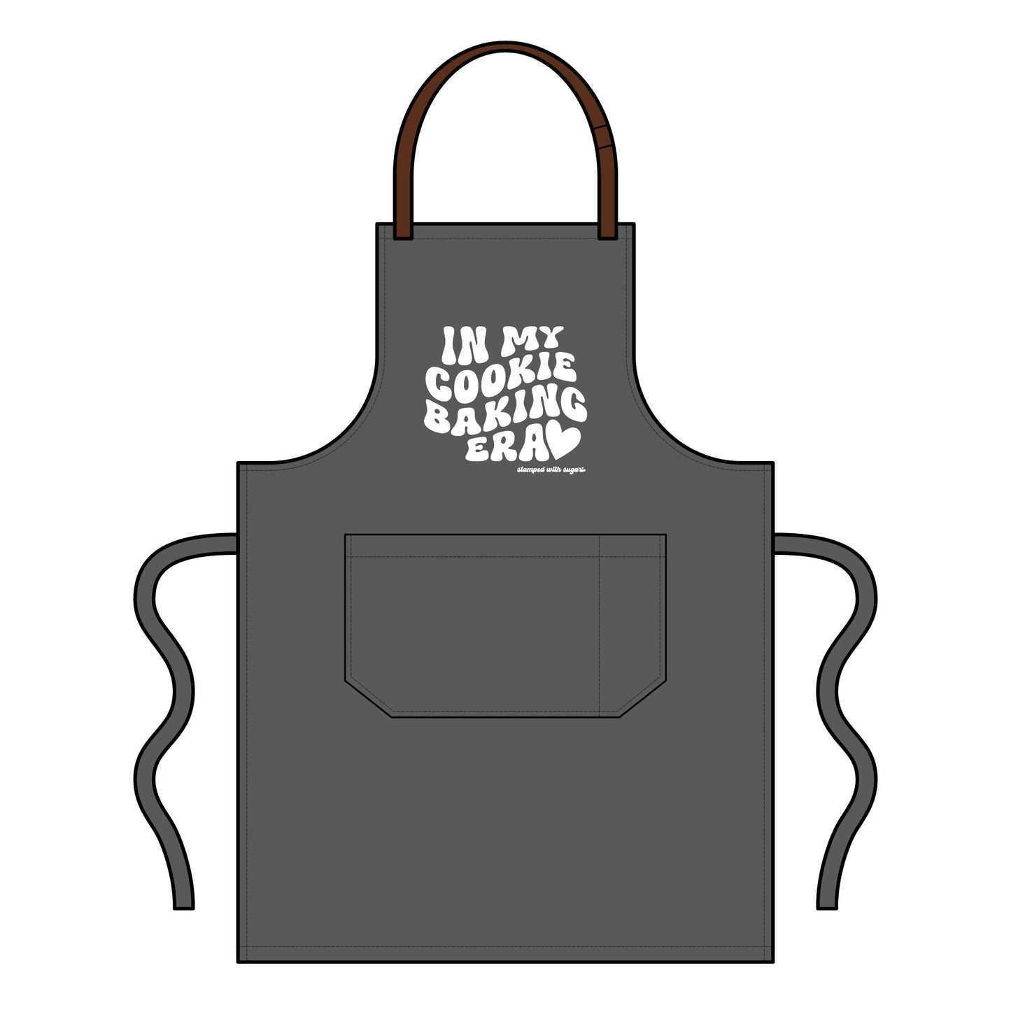 In My Cookie Baking Era Full-Length Bib Apron