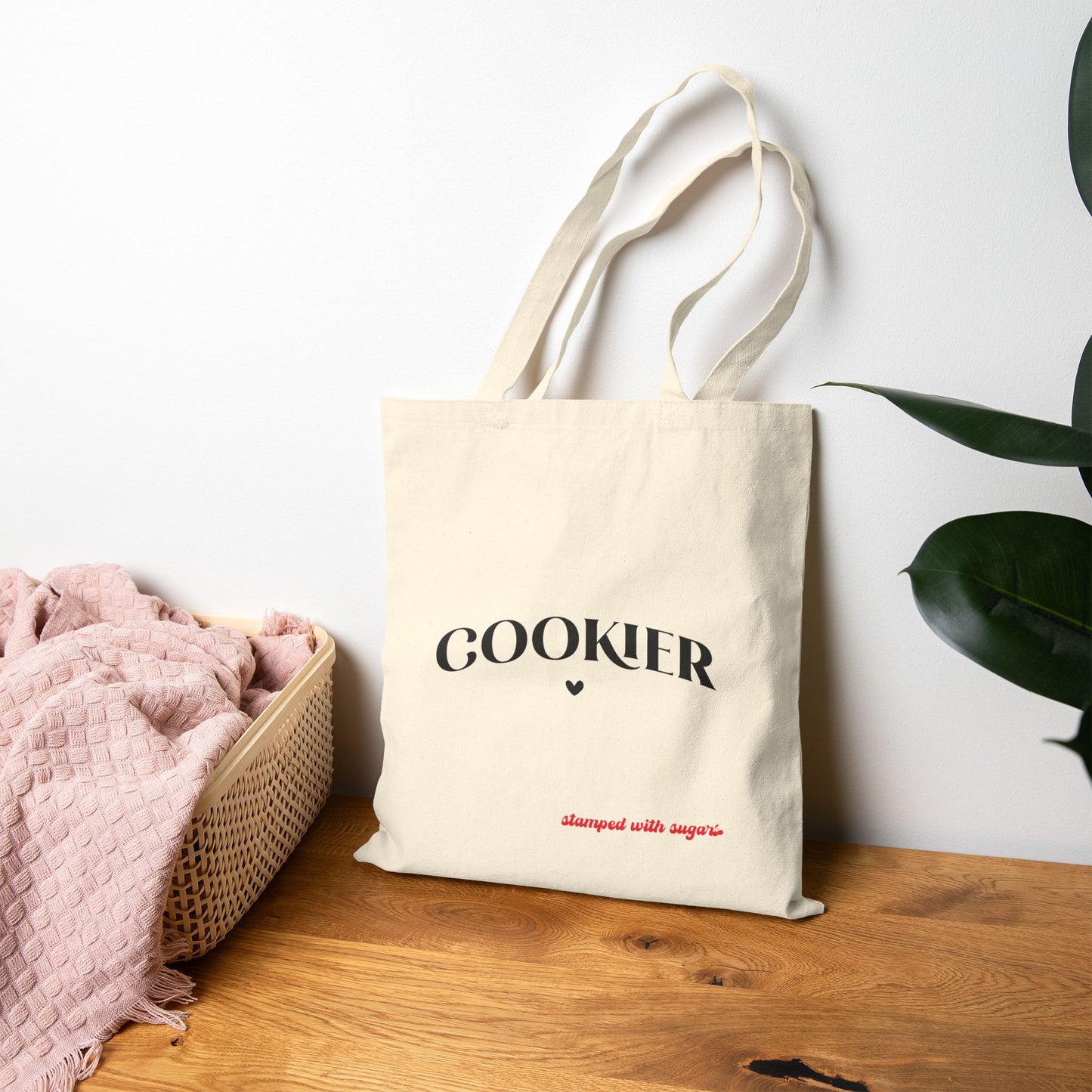 Cookier Canvas Tote Bag  Colorful
