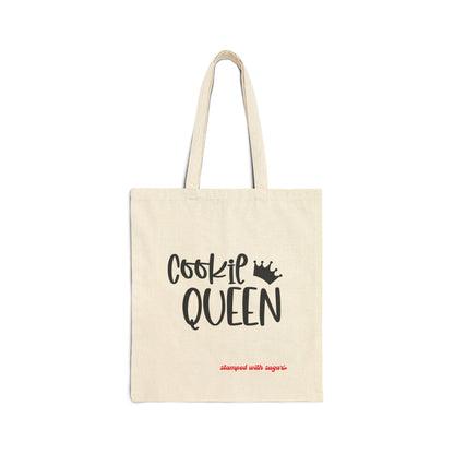 Cookie Queen Canvas Tote Bag  Colorful