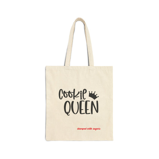 Cookie Queen Canvas Tote Bag  Colorful