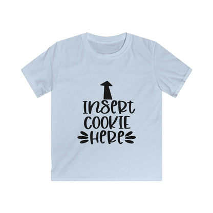 Insert Cookie Here Funny Holiday Cookie Shirt Kids