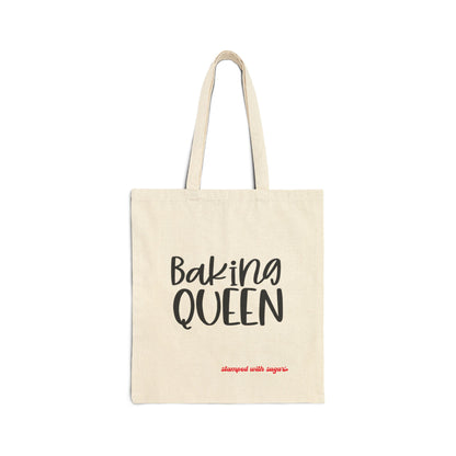 Baking Queen Canvas Tote Bag  Colorful