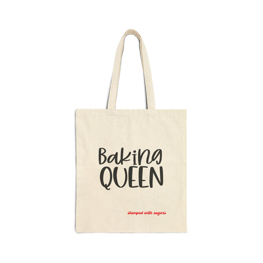 Baking Queen Canvas Tote Bag  Colorful