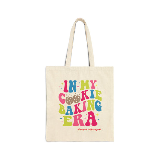In My Cookie Baking Era Canvas Tote Bag  Colorful