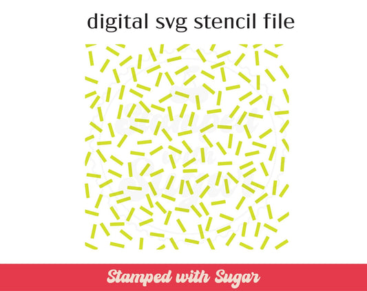 Archivo de plantilla SVG de confeti rectangular