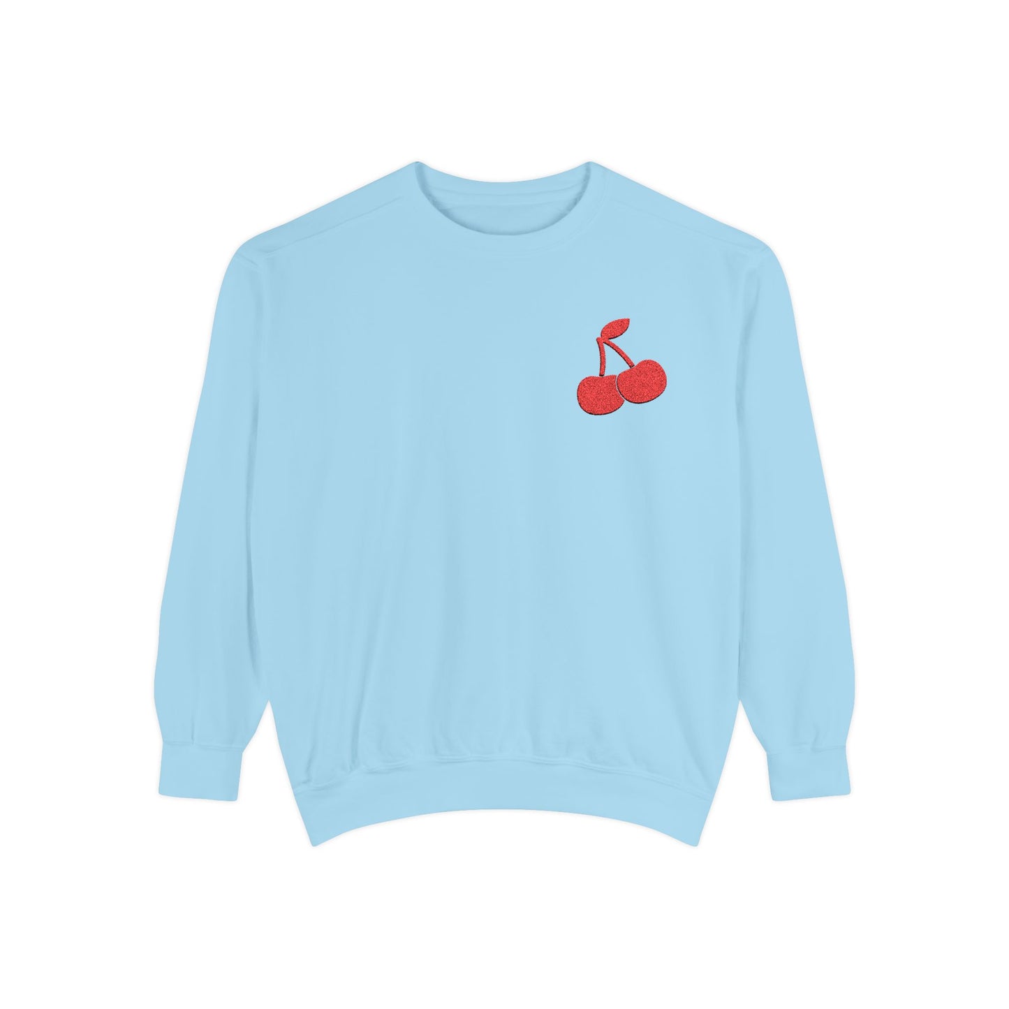 Cherry Embroidered Sweatshirt