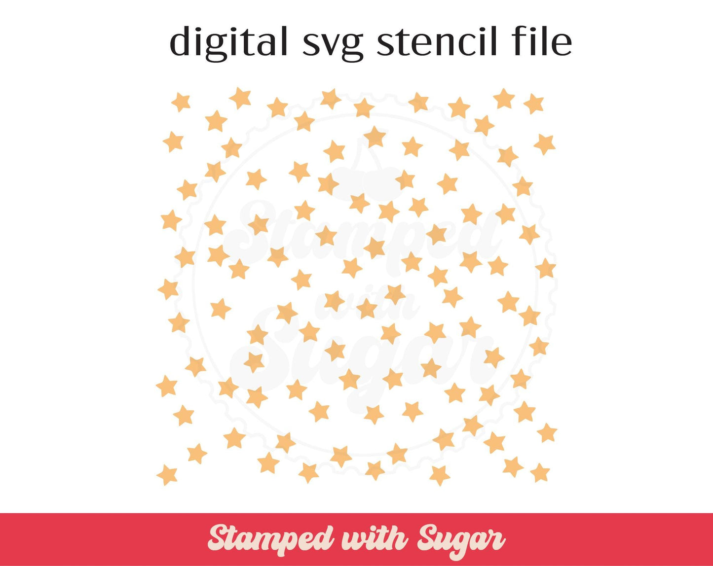 Archivo de esténcil SVG de confeti de estrellas
