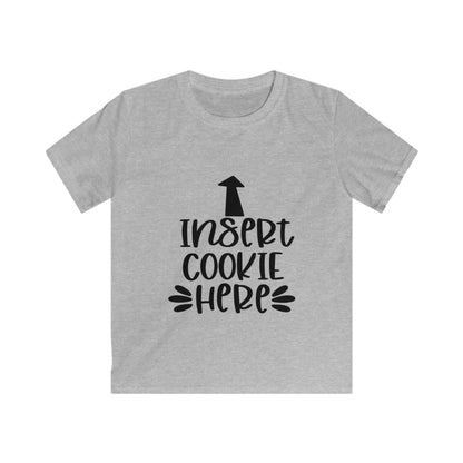 Insert Cookie Here Funny Holiday Cookie Shirt Kids