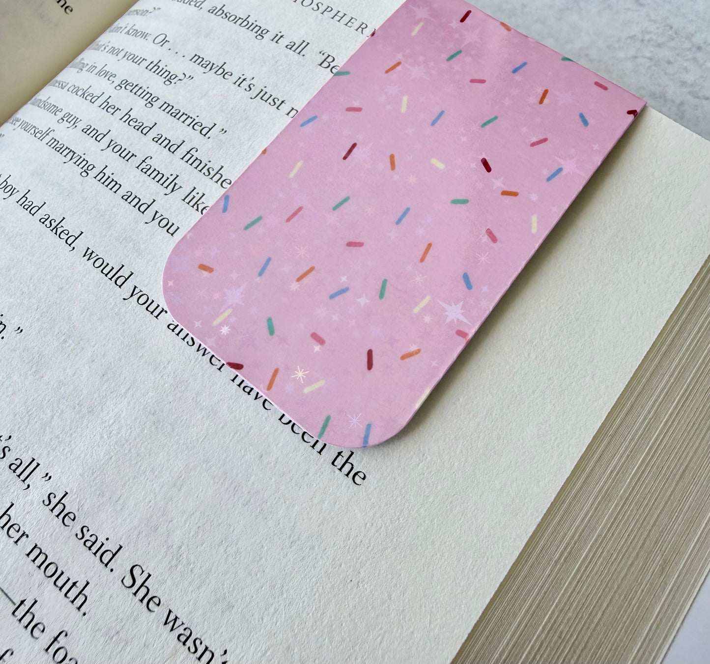 Sprinkle Holographic Magnetic Bookmark