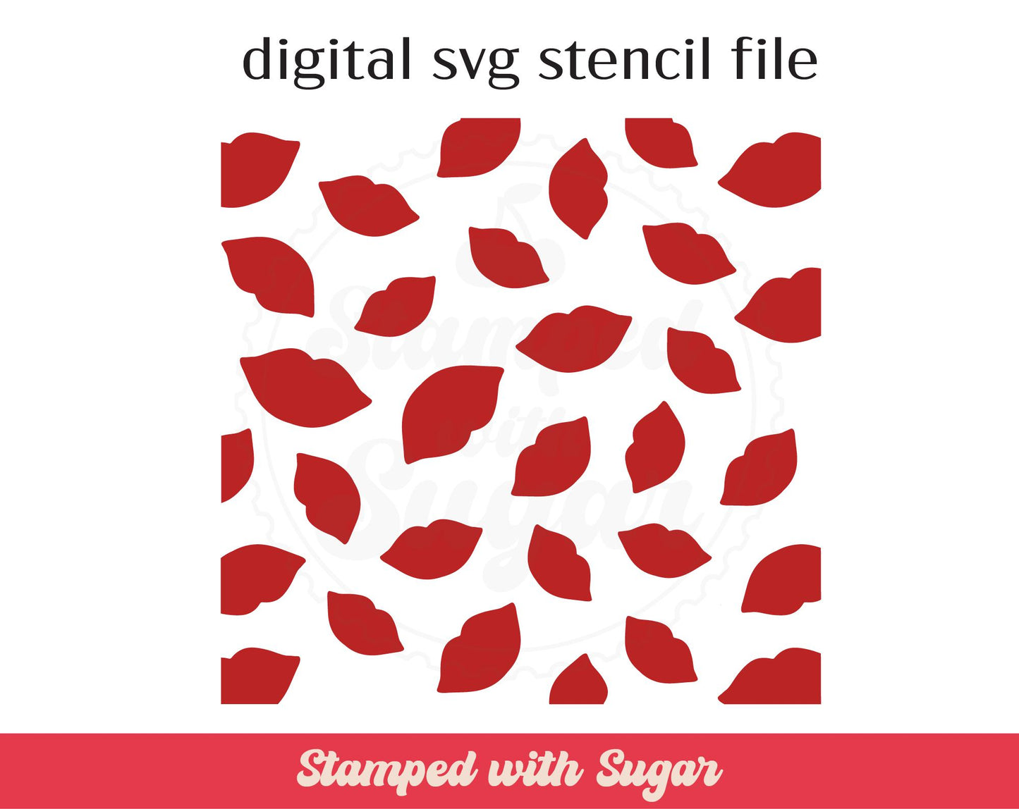 Archivo de plantilla SVG Big Lip Scatter