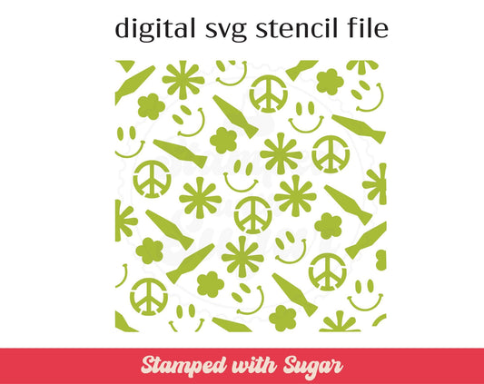 Archivo de plantilla SVG Groovy Scatter