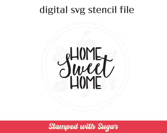 Archivo de plantilla SVG "Hogar dulce hogar"