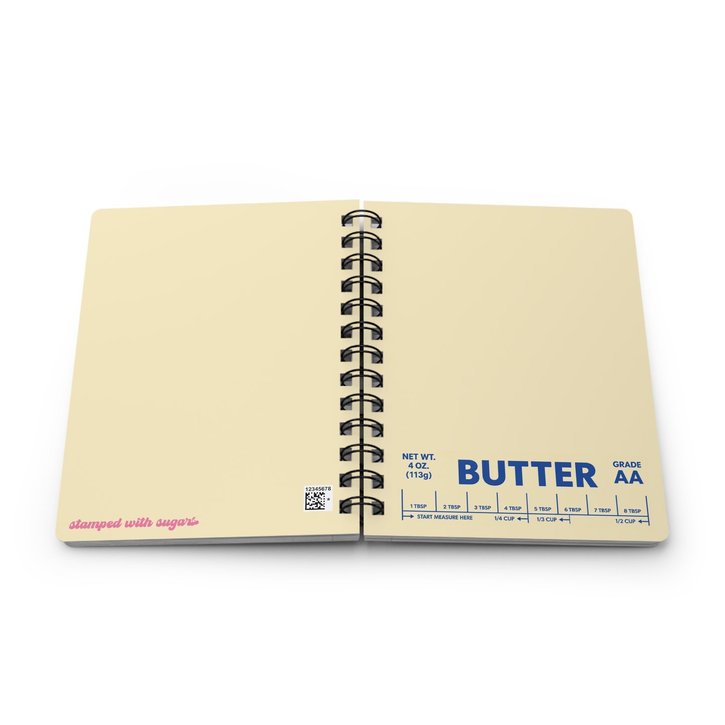 Butter Spiral Notebook