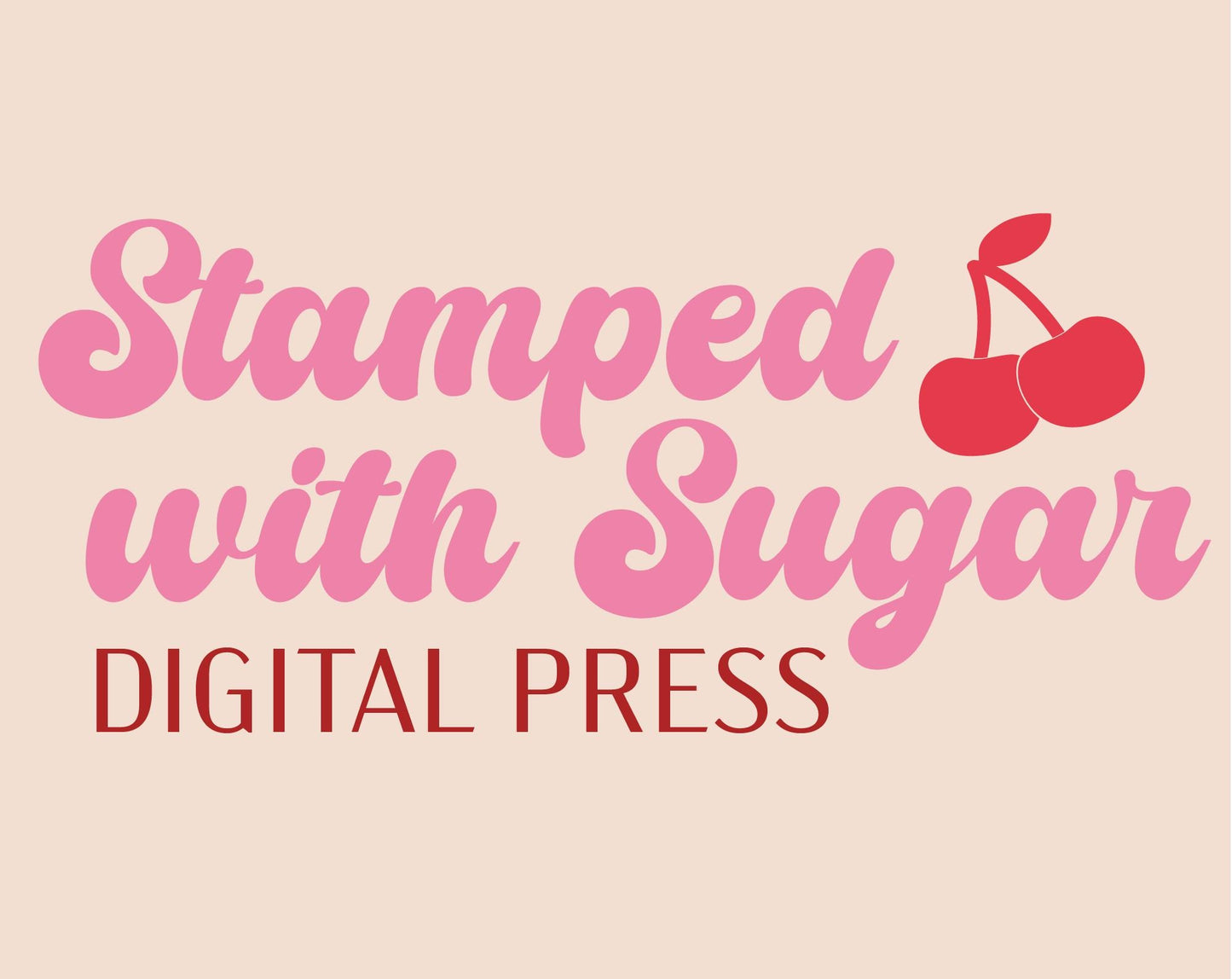 Impreso con Prensa Digital Stamped with Sugar
