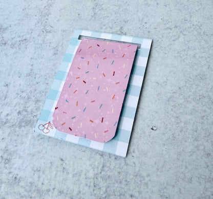 Sprinkle Holographic Magnetic Bookmark