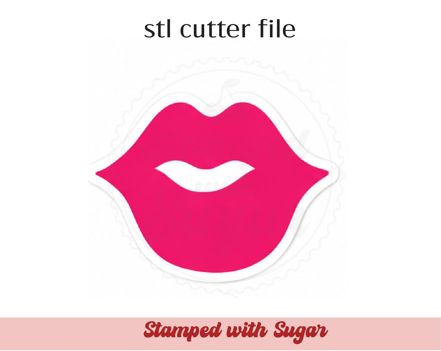 Archivo de cortador de galletas Big Lip STL