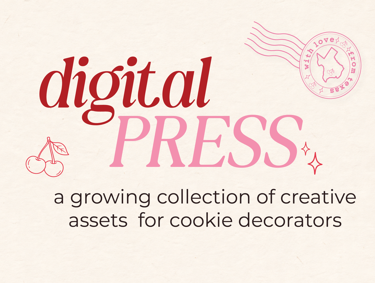 Digital Press: Creative File Library for Cookie Decorators