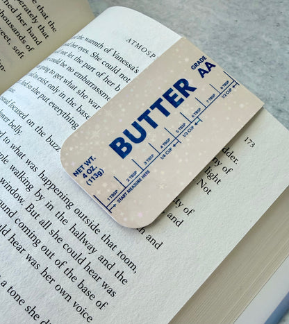 Butter Holographic Magnetic Bookmark