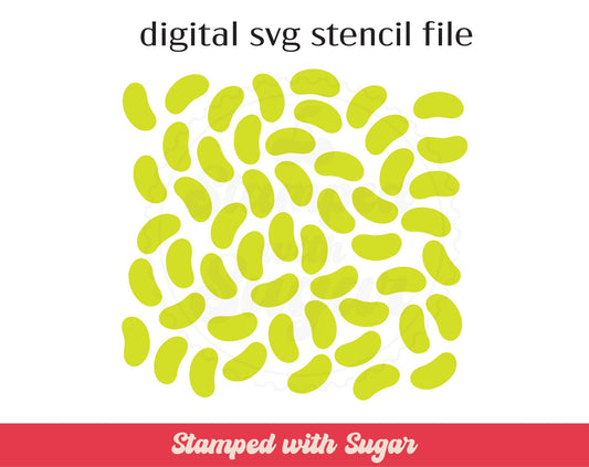 Archivo de plantilla SVG de Jelly Bean Scatter