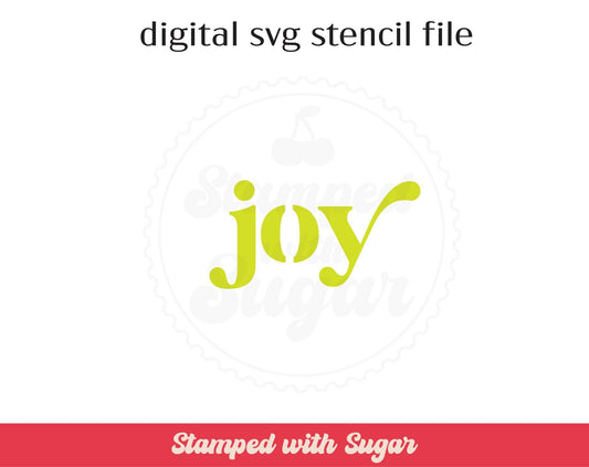 Archivo de plantilla SVG Joy Retro