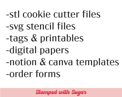 Impreso con Prensa Digital Stamped with Sugar