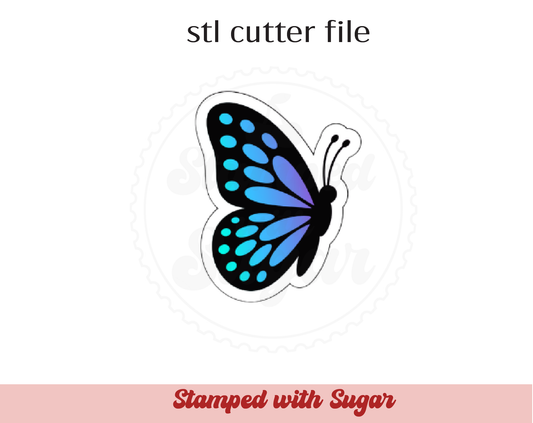 Butterfly 2 STL Cookie Cutter File