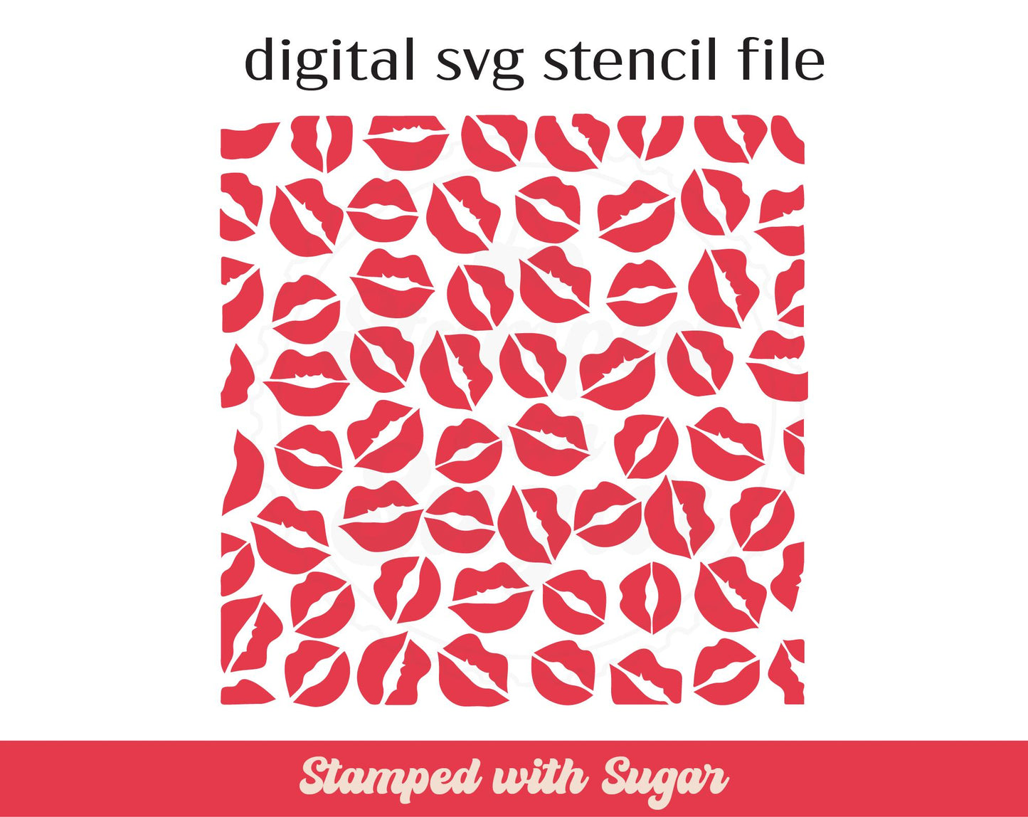 Archivo de plantilla SVG para dispersión de labios