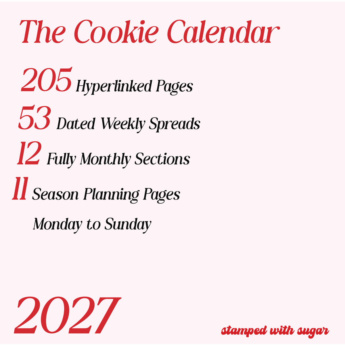 The Complete Cookier Planning Set | Cookie Orders & 2027 Cookie Calendar Digital & Printable Bundle
