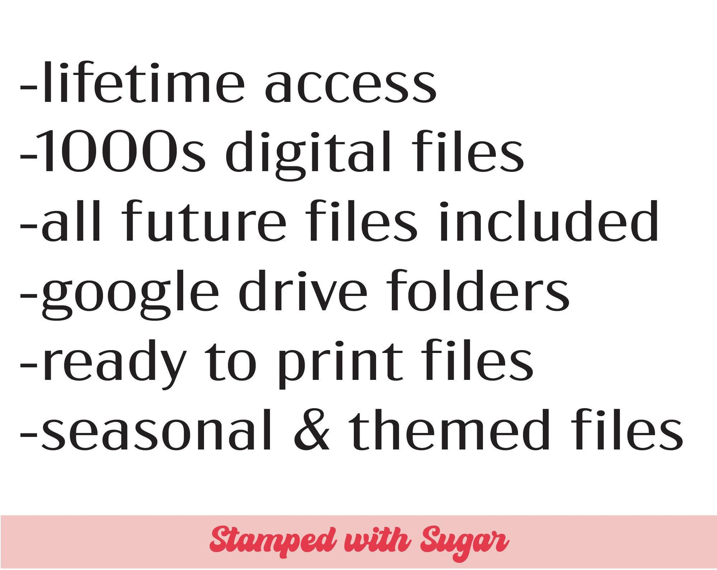 Impreso con Prensa Digital Stamped with Sugar