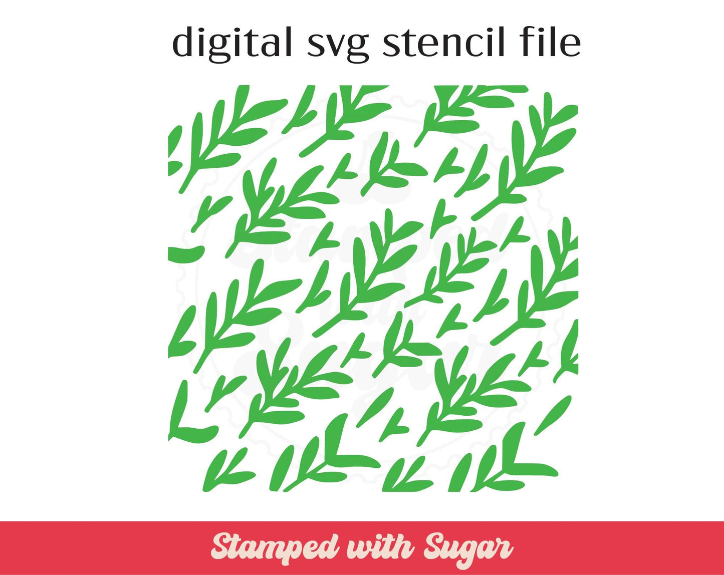 Archivo de plantilla SVG de hojas