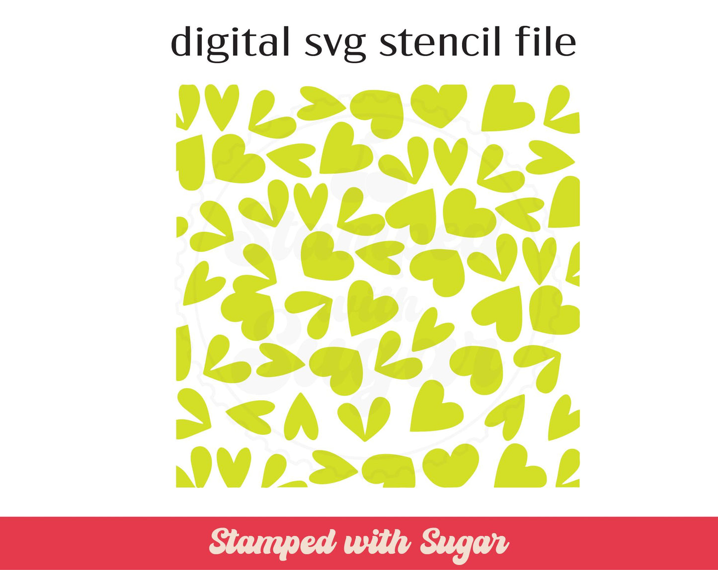 Archivo de plantilla SVG LC Hearts