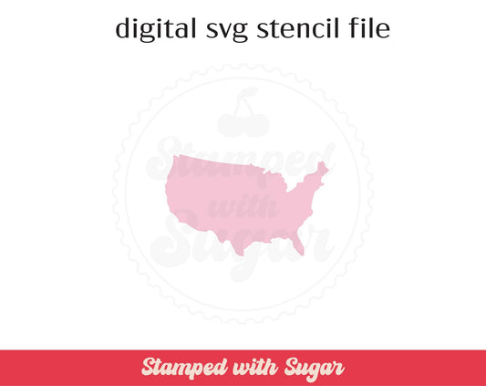 Archivo de plantilla SVG de EE. UU.