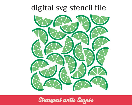 Archivo de plantilla SVG de 2 partes de Citrus Scatter