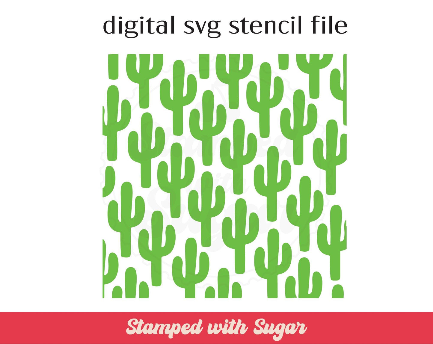 Archivo de plantilla SVG de cactus diagonal