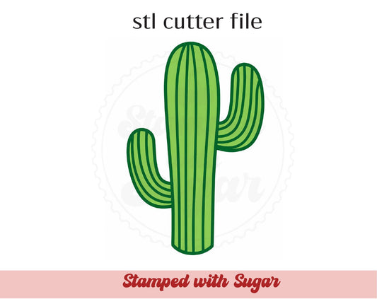 Archivo STL para Cortador de Galletas de Cactus