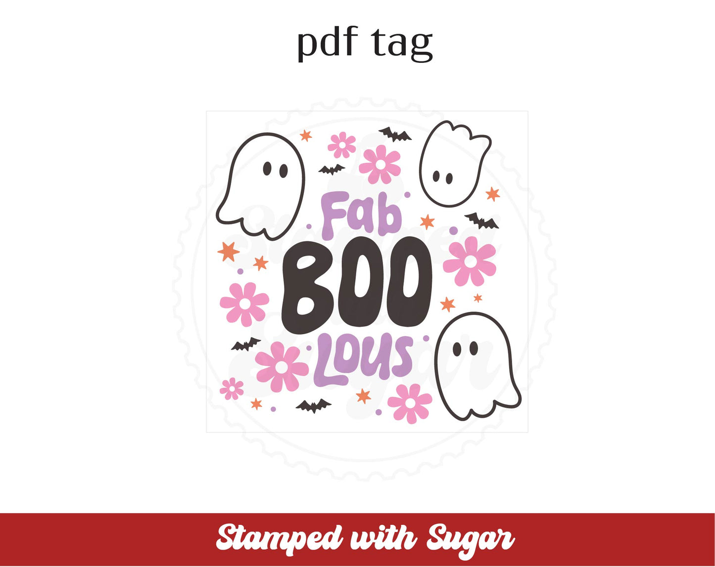 Etiqueta PDF Fabulosa Cuadrada