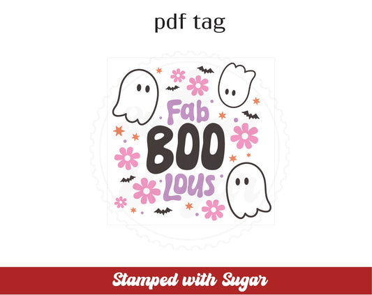 Etiqueta PDF Fabulosa Cuadrada