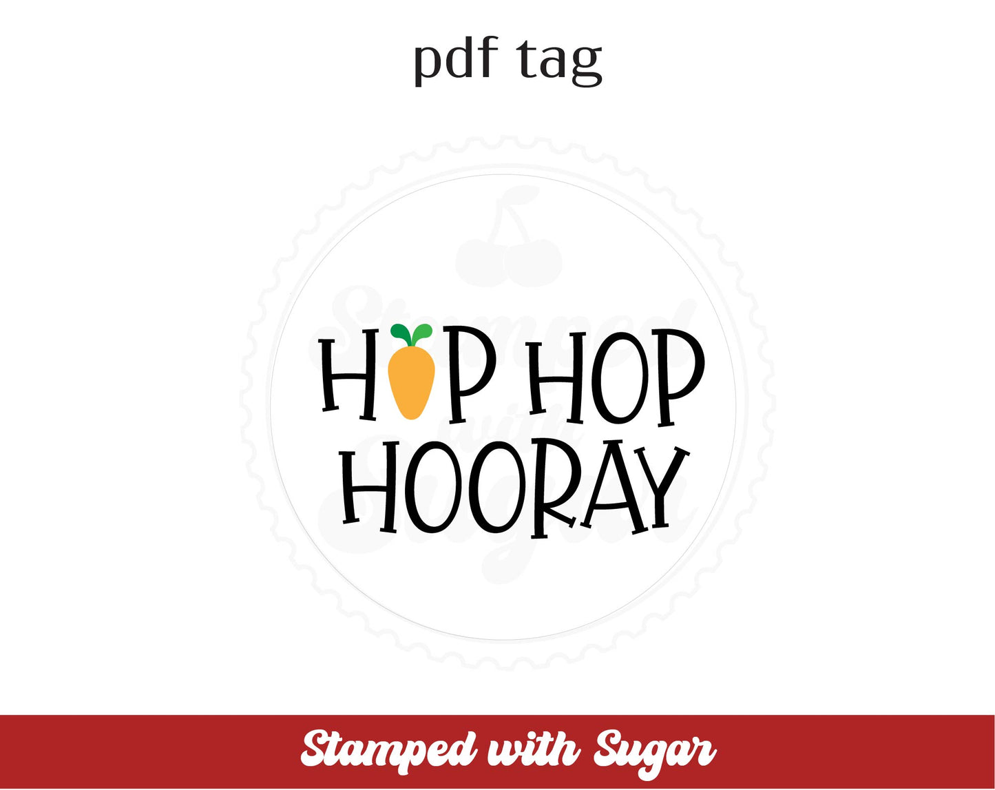 Etiqueta PDF de Hip Hop Hooray Circle