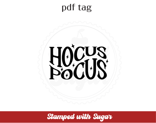 Etiqueta PDF del Círculo Hocus Pocus