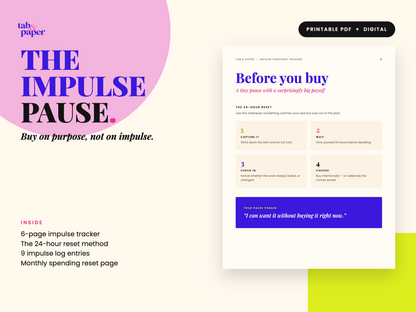 The Impulse Edit PDF Printable
