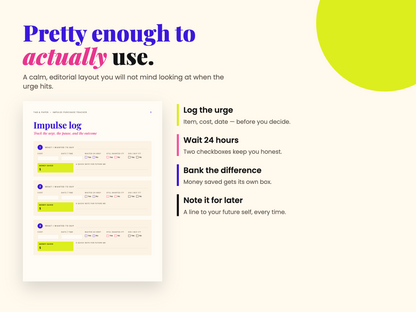 The Impulse Edit PDF Printable