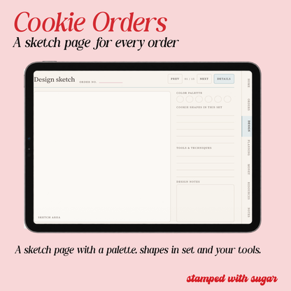 Cookie Orders Bundle | Digital & Printable Cookie Business Planner