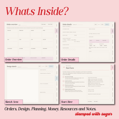 Cookie Orders Bundle | Digital & Printable Cookie Business Planner